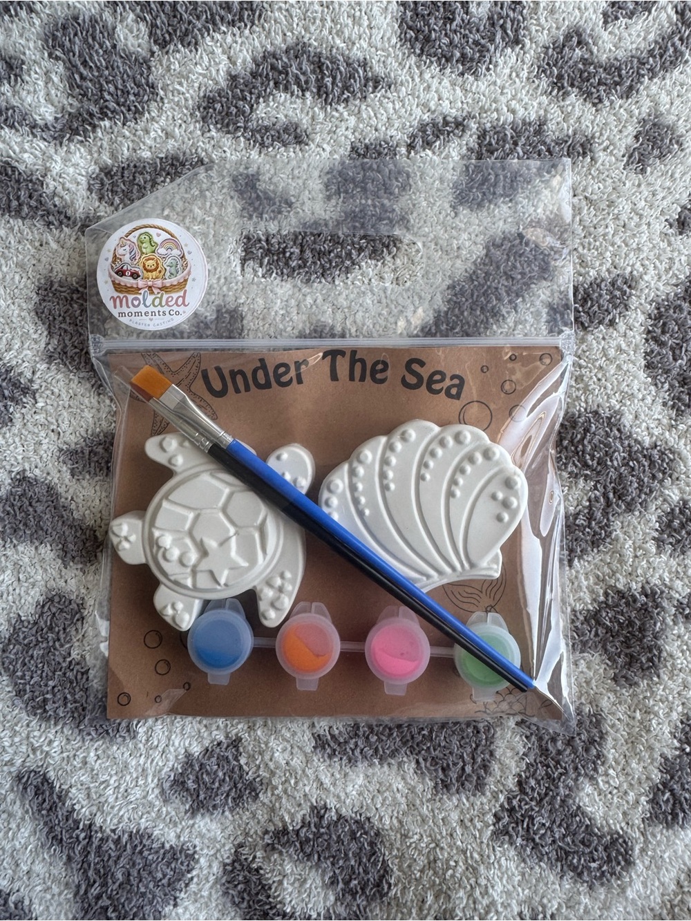 Molded Moments Under The Sea Kids Paint Kit